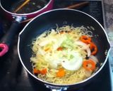仕上げ楽しみ☆薬味たっぷり瓦焼きそば弁当作り方3写真