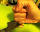 アメリカ流？にんにくの皮のむきかた作り方3写真