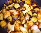 簡単♪茄子エリンギポン 酢鶏♪作り方7写真