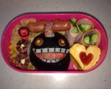 妖怪ウォッチ どんどろ キャラ弁 簡単作り方5写真