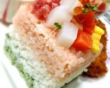 ひなまつり*簡単ひしもちちらし寿司作り方3写真