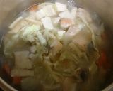 具だくさん◎鮭の豚汁風お味噌汁作り方3写真