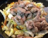 たっぷり野菜の甘酢あんかけ丼作り方9写真