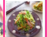 きゃべつとかにかまのごま風味作り方4写真