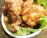 絶品！甘酢仕上げのジューシー！からあげ作り方7写真