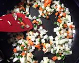 豚の生姜焼きアレンジ*炒飯作り方3写真