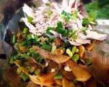 ザーサイと茹で鶏の和え物作り方1写真