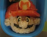 スーパーマリオのキャラ弁（幼稚園）作り方3写真