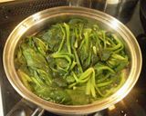 アーモンド入りほうれん草の胡麻和え作り方2写真