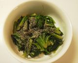 アーモンド入りほうれん草の胡麻和え作り方4写真