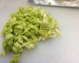 ♡レタスとひじきのお好み焼き風☆厚焼卵♡作り方1写真
