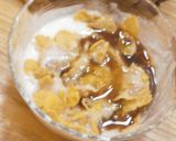 ヨーグルトで食べる✿和風コーンフレーク作り方3写真