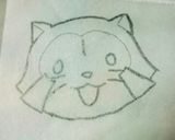 キャラ弁♡かわいいラスカル♡簡単作り方1写真
