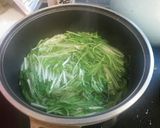 水菜と甘辛ポテトのサラダ作り方3写真
