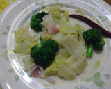白菜と薄揚げの煮物のクリームスープ作り方5写真