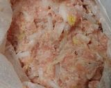 もやし入りフンワリ団子の甘酢餡掛け☆節約作り方1写真