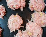 もやし入りフンワリ団子の甘酢餡掛け☆節約作り方3写真
