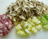 簡単！舞茸と豚肉の醬油炒め作り方1写真