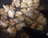鶏肉と半熟卵の照り煮作り方6写真