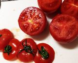ヘルシー＊トマトのファルシ〔肉詰め〕＊作り方2写真