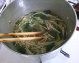 簡単　ほうれん草　えのきの　とろみスープ作り方6写真