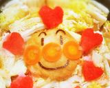 ミルフィーユ鍋♡大根おろしアンパンマン★作り方5写真