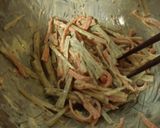 ◎鶏味噌そぼろでゴボウ◎まきまき◎作り方2写真