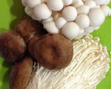 山芋パウダー使用☆きのこと崩し豆腐のあん作り方1写真