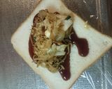 マルちゃんソース焼きそばで焼きそばパン作り方3写真