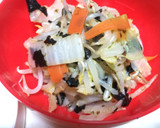 ミックス野菜の中華風のり和え作り方6写真