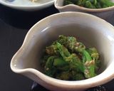 春を味わう＊菜の花の白味噌ごま酢和え作り方5写真