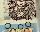 ドラゴンボールのキャラチョコプレート作り方1写真
