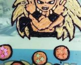 ドラゴンボールのキャラチョコプレート作り方3写真