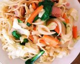 ポリ袋で簡単☆ ヘルシー焼きそば 弁当作り方5写真