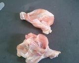 鶏肉の豆苗みそマヨかけ作り方1写真