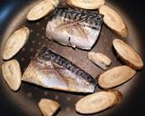 塩サバのピリ辛味噌煮作り方1写真