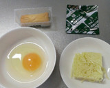 春巻きと焼きそば入りの玉子焼き。作り方1写真