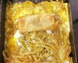 春巻きと焼きそば入りの玉子焼き。作り方3写真