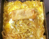春巻きと焼きそば入りの玉子焼き。作り方3写真