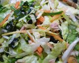 色鮮やか野菜サラダわかめｉｎ作り方4写真