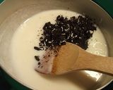つぶつぶココアビス　ミルクプリン作り方7写真