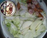 紅ずわい蟹と白菜のミルク煮作り方1写真