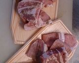 豚肉のケチャップ煮込み作り方1写真