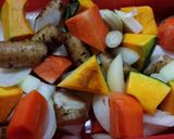 ノンオイル♪早×うま根菜グラタン作り方1写真