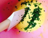 春香る~イタリアンパセリのシフォンケーキ作り方4写真