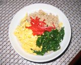 ご飯も美味しい三色丼作り方9写真