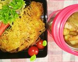 パリパリかた焼きそば弁当♪温かあんかけ♪作り方5写真