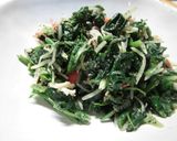 簡単に一品♪ほうれん草と水菜のゴマ和え作り方5写真