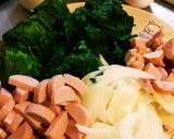 フライパンでなんちゃってキッシュ♪作り方1写真