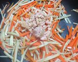 きんぴらゴボウのツナマヨ和え作り方3写真